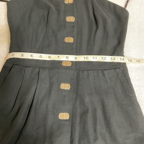 Aryn K Dress Mini Razor Back Gothic Grunge Punk Sz S Black Lined - Picture 13 of 15